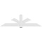Ekena Millwork Redmond Architectural Grade PVC Gable Bracket, 84"W x 24 1/2"H x 2"D x 6"F, 7/12 Pitch GBP084X25X0206RED00 - alternate 2